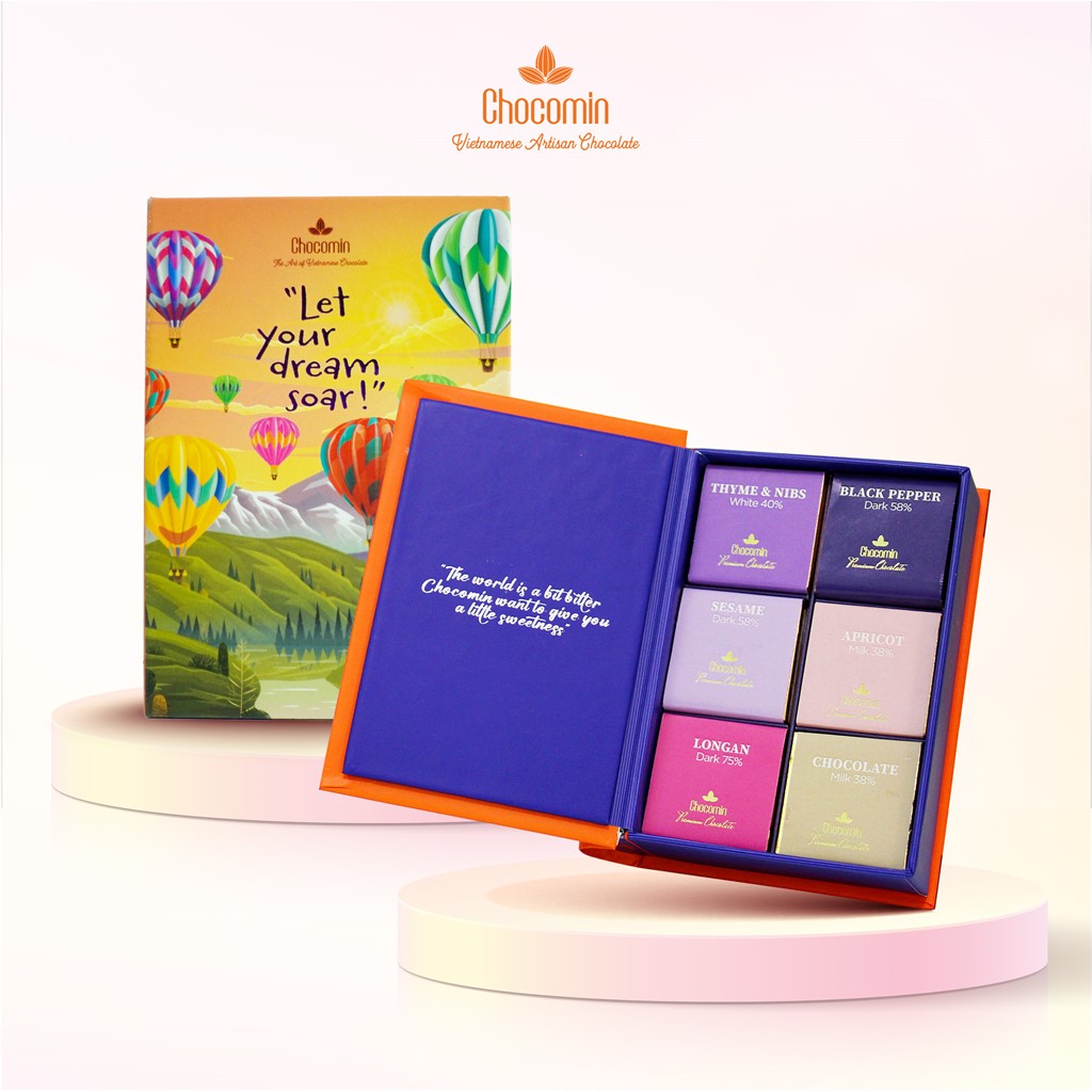 Picture of Mini Size Chocolate "Book" Box - Neapolitans Collection